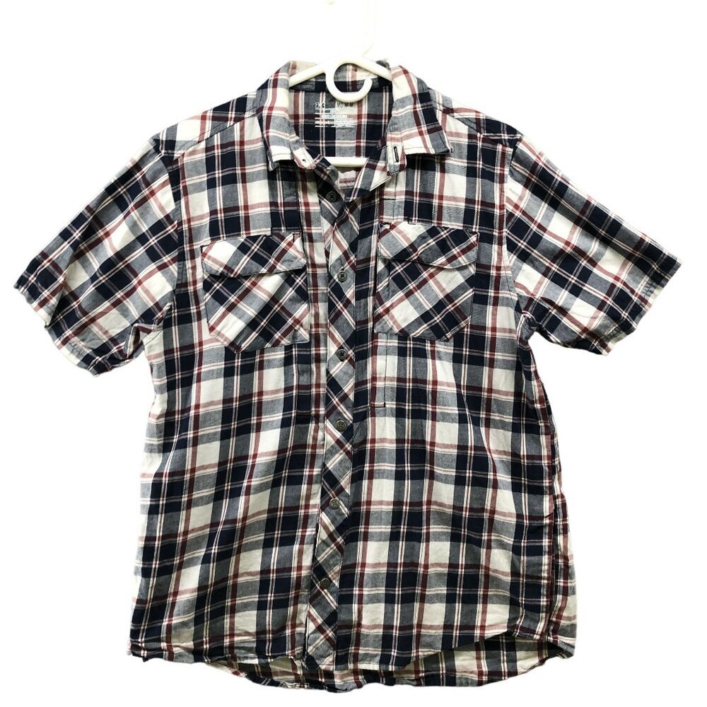Under‎ Armour Loose Button Down Shirt Mens M Short Sleeve Tactical Fishing